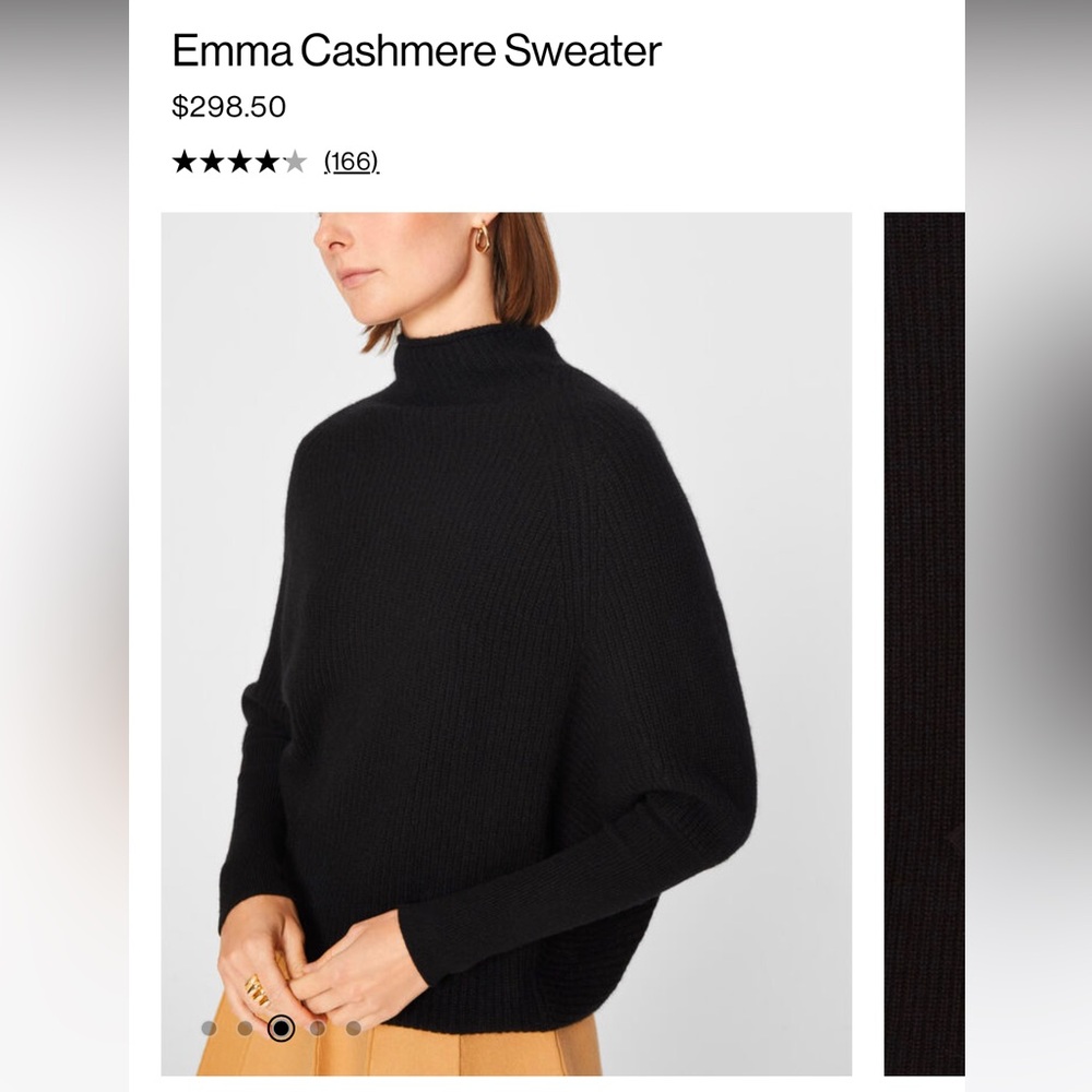 Club Monaco Emma cashmere sweater size XS